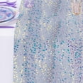 thumbnail image 3 of Iridescent Table Runner 12*72 Inches Blue Table Runners Sparkly Lavender Fabric Mermaid Party Decorations,Ridescent Glitter Fabric For Girls Summer Wedding Party Birthday Decorations, 3 of 6
