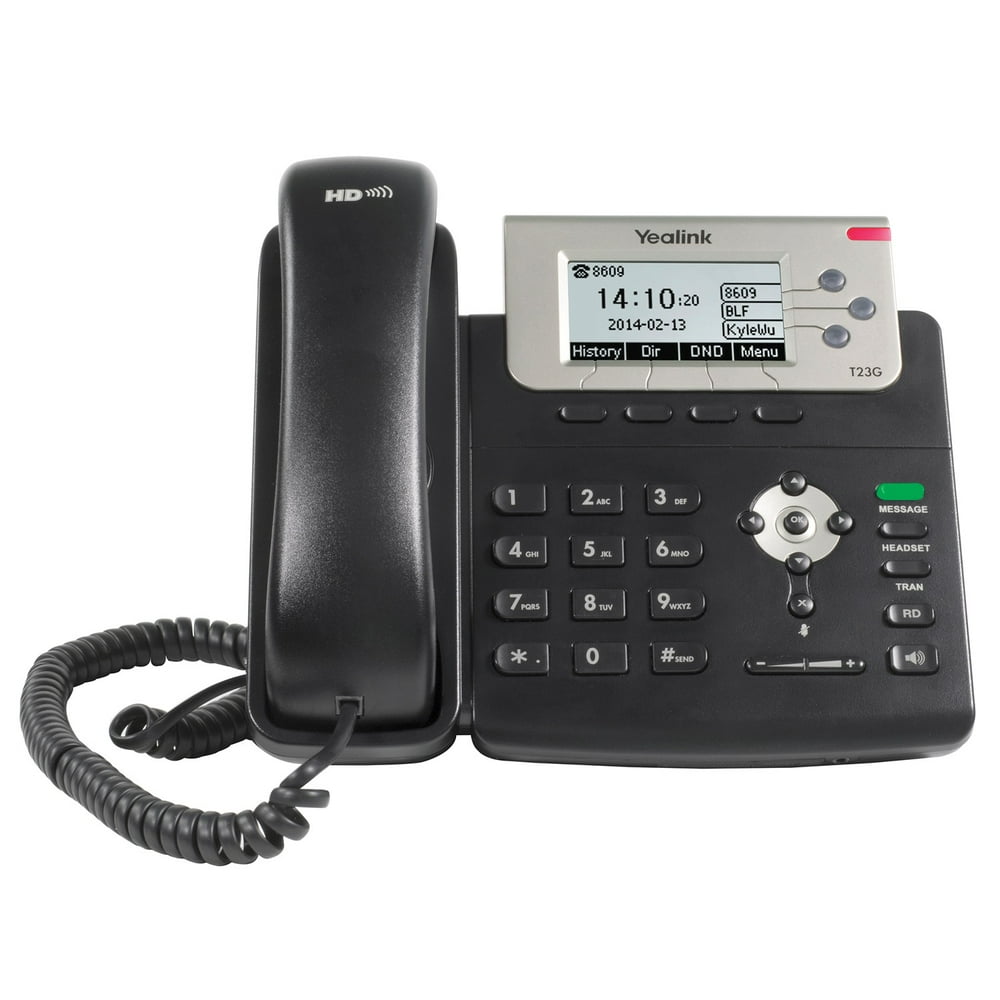 Ooma Office Provisioned Yealink SipT23G 3Line Business IP Desk Phone