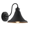 thumbnail image 6 of SAFAVIEH Graylyn 2-Light A19 Black Steel Wall Sconce with Black Shade, Set of 2, 6 of 8