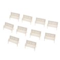 thumbnail image 1 of Baohd Train Railroad Diorama Park Bench for DIY Sand Table Model 1:75 white C, 1 of 9