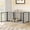 48IN_Black, variant on Teqhome Heavy Duty Dog Kennel 48 in with PVC Top Cover, Metal Dog Playpen with Flexible Door for Indoor Use, Small Medium Dogs