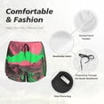 thumbnail image 4 of Balery Neon Desert Moon Pantalones cortos deportivos para mujer con forro y dos bolsillos, elásticos, para entrenamiento, gimnasio, yoga-X-Large, 4 of 7