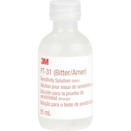 3M FT-31 Replacement Sensitivity Solution for Respirator Qualitative Fit Test Kit, Bitter