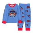 thumbnail image 4 of DHFJKG Boys 2 Piece Outfits Home Clothes Set Casual Long Sleeve Round Neck Print Top Bottoms Kids 3-13 Years Cozy Outfit, 4 of 4