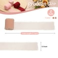 thumbnail image 2 of Uxcell 2 rollos de cinta de gasa, cinta de flecos hecha a mano de 1.5 pulgadas x 5 yardas para envolver ramos de flores, decoración de bodas, manualidades de bricolaje para novias Rosa/Rosa crema, 2 of 5