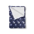 thumbnail image 2 of Cartoon Airplane Soft Flannel Fleece Throw Blanket, Plane Silhouettes on Clouds with Geometric Details, Cozy Plush for Indoor and Outdoor Use, 60" x 80", Violet Blue Pale Grey, by Ambesonne, 2 of 6