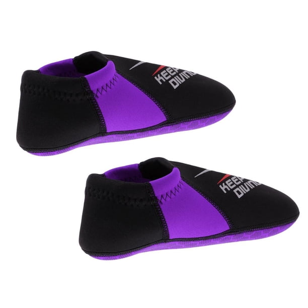 Calcetines de neopreno para adultos Calcetines de buceo Deportes Buceo Snorkel Deportes acuáticos para M Púrpura Cola Calcetines de buceo de neopreno