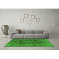 thumbnail image 3 of Ahgly Company Indoor Square Oriental Green Industrial Area Rugs, 6' Square, 3 of 4