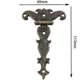 thumbnail image 2 of Set of 2 Zinc Alloy Cabinet Door Hinges, Bronze, 2 of 5
