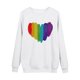 thumbnail image 4 of Día de San Valentín moda mujer Casual manga larga impreso señoras sudaderas Tops Fridja FKASFK2800, 4 of 7
