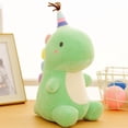 thumbnail image 1 of Jouet en Peluche Dinosaure Vert Mignon, 1 of 1