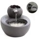 thumbnail image 2 of Bebedero para gatos, dispensador de agua silencioso de cerámica, color negro, 2 of 3