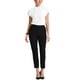 thumbnail image 2 of Blusa de Negocios Elegante para Mujer con Cuello Alto, Manga Corta y Abertura en la Espalda, Talla 3XL, Blanca, 2 of 6