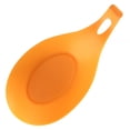 thumbnail image 1 of Silicone Spoon Rest Nonstick Soup Ladle Spatula Holder Ladle Rest; Spatula Holder; Heat Resistant Kitchen Cooking Utensil, Orange, 1 of 9