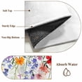 thumbnail image 5 of Spring Flower Runner Rugs 2x6 ft Colorful Watercolor Floral Retro Washable Hallway Rugs Non-Slip Floor Mats Absorbent Carpet Bedside Runners for Bedroom Kitchen Bathroom Laundry Room, 5 of 9