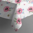 thumbnail image 5 of Pioneer Flower Floral Print Pattern Square Tablecloth, Waterproof Wipeable Spillproof Washable Table Cover for Home Kitchen Party Decor, 42"x42", 5 of 6