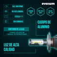 thumbnail image 4 of Luces Led para Auto - EVOLUM - Modelo Ultra Luxury 14,000 lúmenes - Resistencia al Agua - Haz de luz Perfecto: Luz Blanca (H4), 4 of 10
