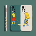 thumbnail image 5 of Case For Redmi Note 12 11 11T 11R 11E 10 9 8 7 7S PRO PLUS 4G 5G Simple Liquid silicone Case Funny The S-Simpsons, 5 of 5