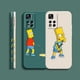 thumbnail image 5 of Case For Redmi Note 12 11 11T 11R 11E 10 9 8 7 7S PRO PLUS 4G 5G Simple Liquid silicone Case Funny The S-Simpsons, 5 of 5