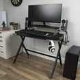 thumbnail image 2 of RESPAWN 1000 Gaming Computer Desk, in Gray (RSP-1000-GRY), 23.625" D x 42" W x 34.625" H, 2 of 2