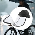 thumbnail image 6 of Face Shield Outdoor Rainproof Cooking Protective Face Shield Transparent Visor PC Material for Adults Gardening, 6 of 9