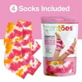thumbnail image 6 of ZenToes Moisturizing Socks Gel Lined to Heal and Treat Dry, Cracked Heels While You Sleep (Pink Tie Dye), 6 of 9