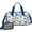 Bright Colored Dinosaur, variant on Women Men Gym Bag,BrightGreen Cartoon Dinosaurs Leaves Pattern Small Duffle Bag Spend the Night Bags for Women with Shoes Compartment Washbag,Detachable Shoulder Strap,19.7x8.3x11 Inches