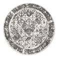 thumbnail image 3 of Unique Loom Rosso Collection Area Rug - Gabrieli (4' 1" Round Gray/Ivory), 3 of 7
