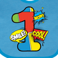 thumbnail image 4 of Inktastic 1st Birthday Superhero Boys or Girls Baby Bib, 4 of 4