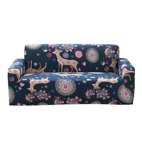 Varios protectores de muebles para mascotas, funda acolchada para sofá de 1 a 3 plazas Venado de Navidad de 2 plazas