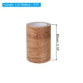 thumbnail image 2 of Cinta de reparación de grano de madera Uxcell, cinta de reparación autoadhesiva con textura realista para pisos, puertas, mesas, gabinetes, castaño, arce 3"x15ft, 2 of 6