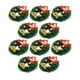 thumbnail image 1 of Juguete modelo de casa de muñecas 10 piezas coronas navideñas miniatura Ticfox, 1 of 12
