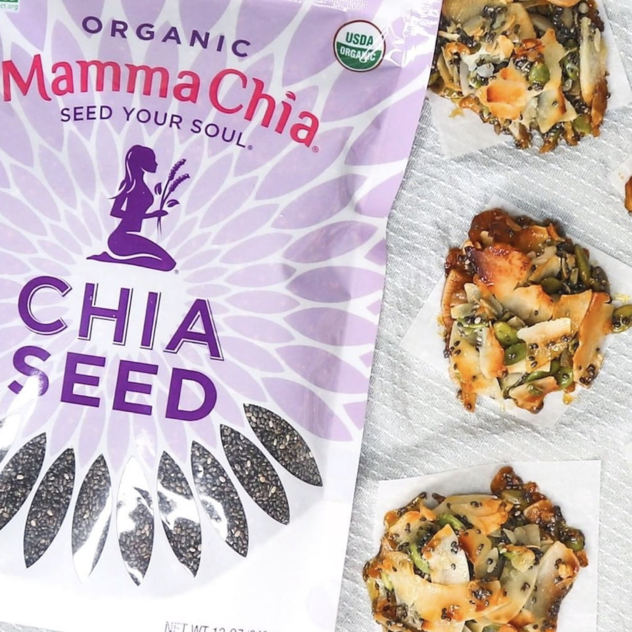 (Pack Of 4) Mammachia Seed Chia Black Organic 12 Oz