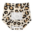 thumbnail image 7 of Beige Background Leopard Print Spots Women's Shorts Non-Slip Single Pocket A-line Trouser Skirt Summer Shorts Casual Shorts for Women, 7 of 7