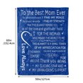 thumbnail image 2 of KAAYEE Blanket for Mom Gifts, Mom Birthday Gifts Ideas from Daughter & Son, Present for Best Mother in Law, Throw Blanket 60" × 50", 2 of 7