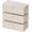 Beige, variant on 10inch 3 Pack Under Bed Storage Containers, 10 Inch Tall Underbed Clothes Storage Organizer Bin with Clear Window,Foldable Box Basket for Clothes, Closet, Bed Sheets and Blankets White