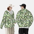 thumbnail image 5 of Fotbe Cute Frog Men's Women's UPF 50+ Sun Protection Jacket Hooded Cooling Shirt with Pockets Hiking Outdoor Performance-3X-Large, 5 of 8