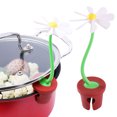 thumbnail image 1 of Tapa A Prueba Salpicaduras Soportador Elevador Derrames Daisy Flower Al Calor La Gadgets Accesorios, 1 of 9