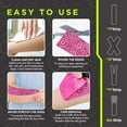 thumbnail image 4 of OK TAPE PRO Kinesiology Tape Uncut Roll, Elastic Physical Therapy Athletic Tape for Pain Relief, Muscle Support, Kinetic Tape, Water Resistant, 2in X 16.4ft -Mixed 4 Pack, 4 of 9