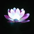 thumbnail image 6 of SPRING PARK Artificial LED Pool Floating Lotus-Light Garden Fountain Water Flower Lamp, 6 of 7