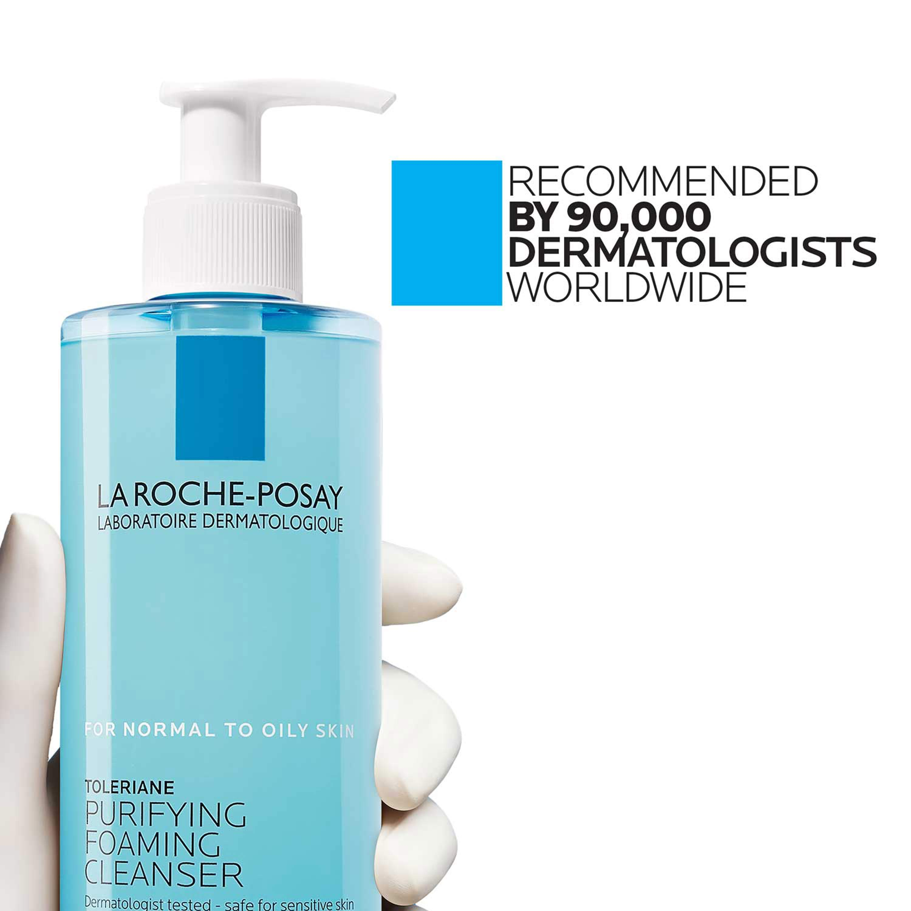 La Roche-Posay Toleriane Purifying Foaming Face Wash, 13.52 oz photo 2