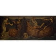 thumbnail image 3 of Sir Edward Coley Burne-Jones 18x10 Black Modern Framed Museum Art Print Titled - Psyche Giving the Coin to the Ferryman of the Styx (1881), 3 of 5