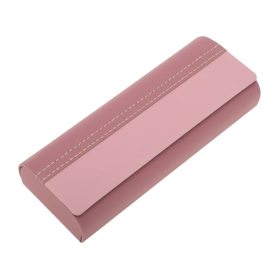Unique Bargains 1 Pc Eyeglasses Case Simple Eyeglasses Storage 6.14"x2.36"x1.18" Pink