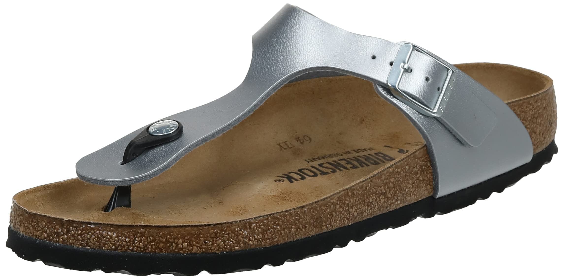 Birkenstock Women's GIzeh Thong Sandal, Silver, 42 M EU/11-11.5 B(M) US