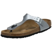 Birkenstock Womens GIzeh Thong Sandal, Silver, 42 M EU/11-11.5 BM US
