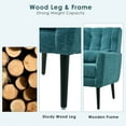 thumbnail image 4 of Modern Accent Chair Upholstered Foam Filled Living Room Chairs Comfy Reading Chair Mid Century Modern Chair with Chenille Fabric Lounge Arm Chairs Armchair for Living Room Bedroom, 4 of 10