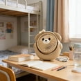 thumbnail image 3 of Cute Animal Handheld Fan, Portable Small Fan with Removable Front Cover, Tiltable Cool Breeze with 3 Speeds, Ultra Quiet Table Fan, Rechargeable Air Circulator Fan for Indoor Outdoor Office Travel, 3 of 5