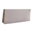 thumbnail image 2 of Sofá cama perfecl Funda suave y grande Cojín Respaldo Soporte de posicionamiento Almohada de lectura Gris claro, 2 of 8