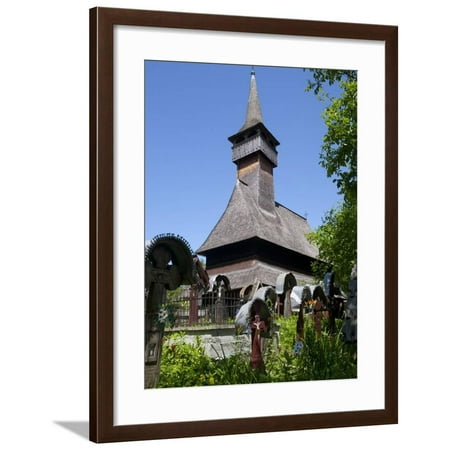 Lemn Din Deal Wooden Church, UNESCO World Heritage Site, Ieud, Maramures, Romania, Europe Framed Print Wall Art By Marco