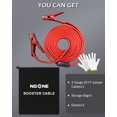 Noone Auto 20 Feet 4 Gauge Jumper Cables Ul Listed Clamp Jump Start Deadweak Batteries 3081